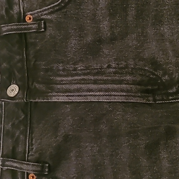 Abercrombie & Fitch Mini Gray Denim Skirt - Picture 3 of 5